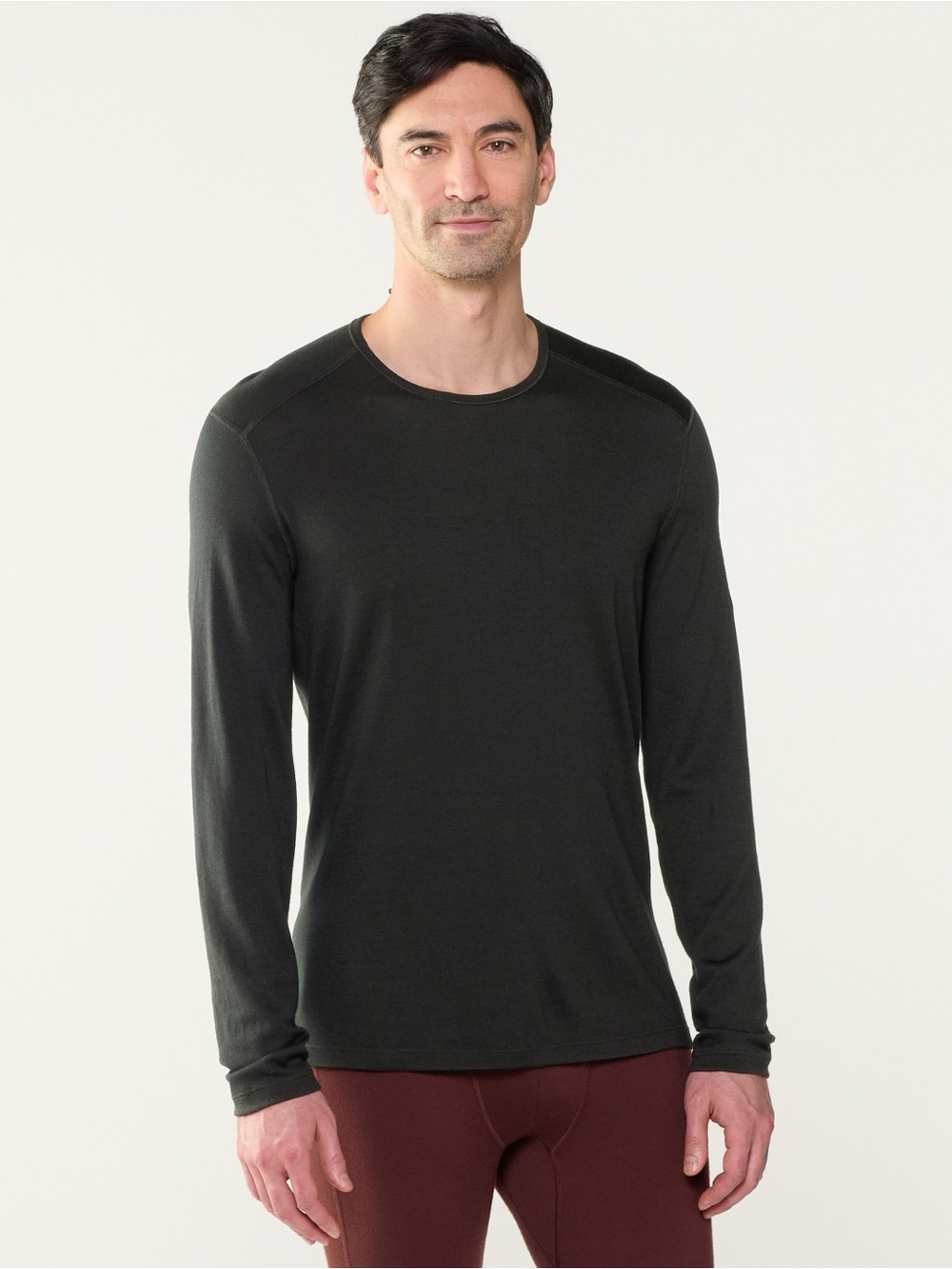 Icebreaker Men's Merino 260 Tech Long Sleeve Crewe Thermal Top | Black | Large